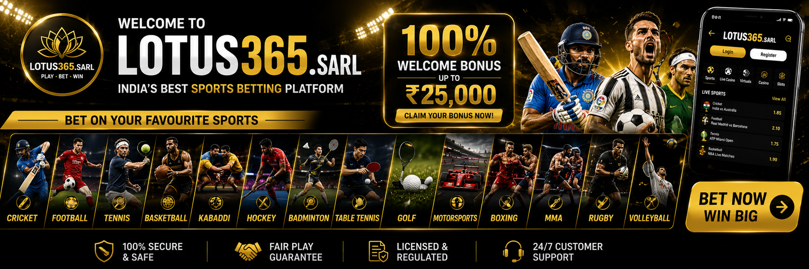 lotus365 - sports betting indias best sports betting platform bet on lotus365
