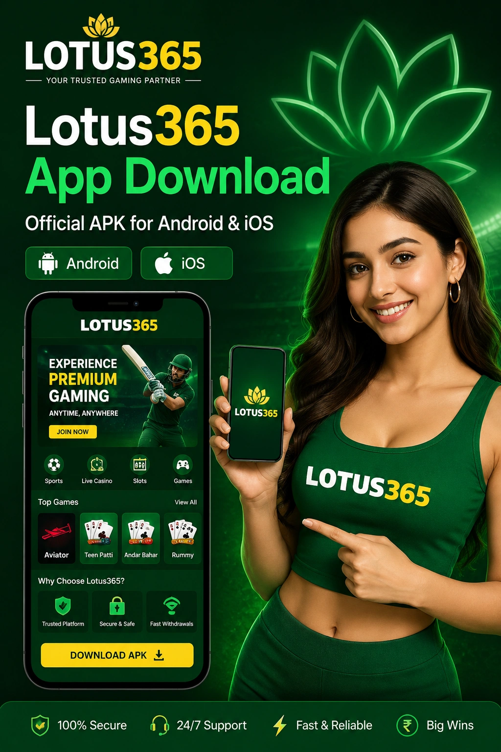 Lotus365 App Download - Official APK for Android and iOS