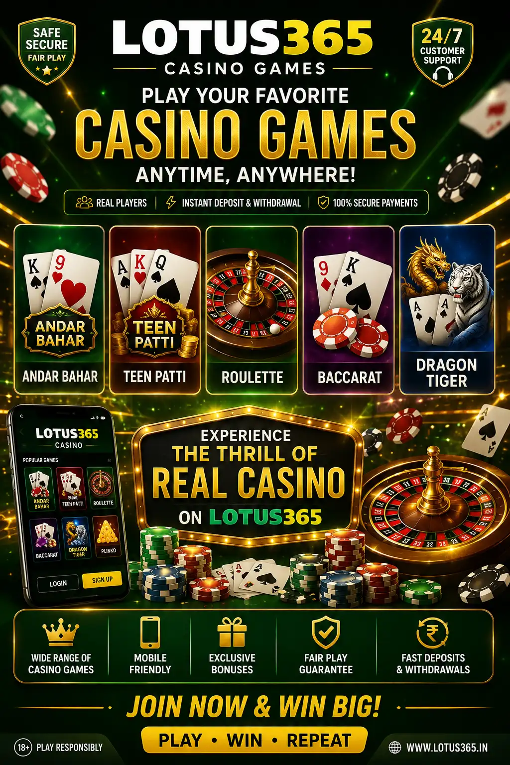 lotus365 casino games play and win big